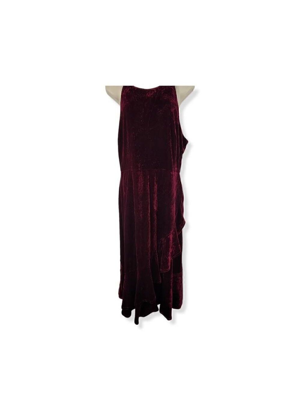 Soprano Velvet Ruffled Dress 2X - Picture 3 of 3
